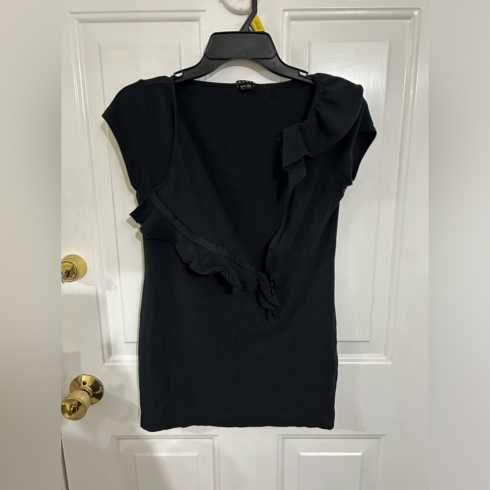 Theory Ruffle top - Picture 5 of 12